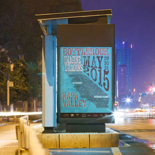 Nappa Valley Bottlerock Festival Poster